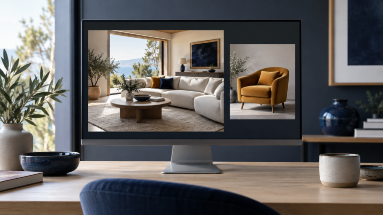Separate image panels illustrating the planned ChatGPT visual ads format